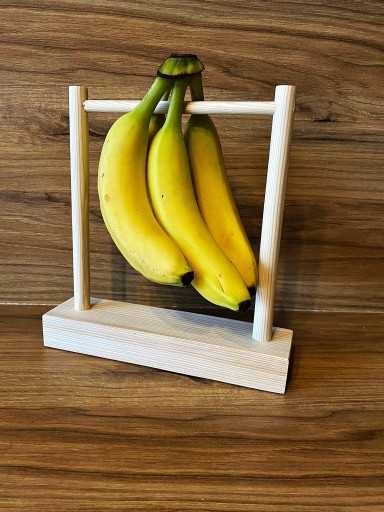 Zdjęcie oferty: DREWNIANY wieszak na banany, stojak kuchenny, 0349