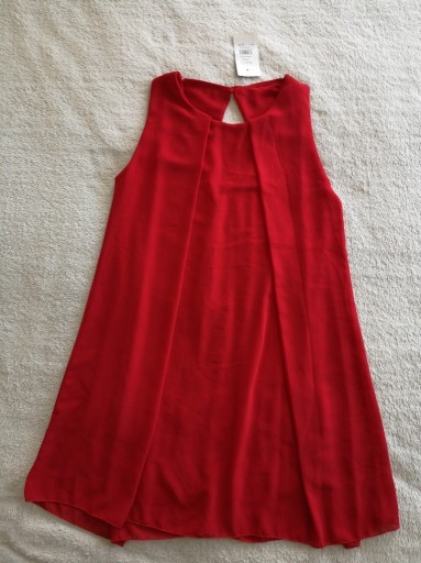 Zdjęcie oferty: Nowa włoska czerwona sukienka tunika New Shop 38
