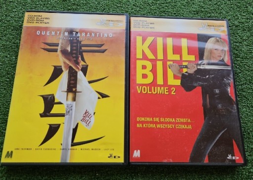Zdjęcie oferty: KILL BILL - 2 częsci, film DVD na 4 płytach