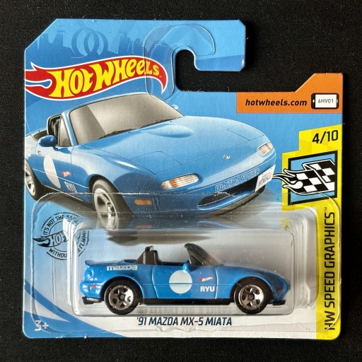 Zdjęcie oferty: MAZDA MIATA MX-5 NIEBIESKA 91 HOT WHEELS FYB66