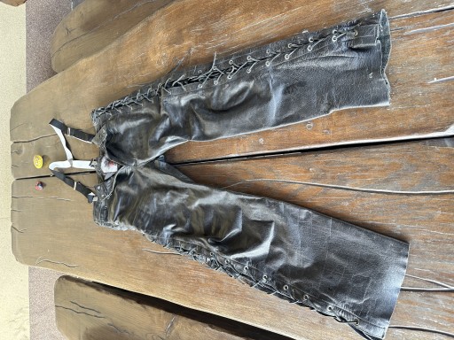 Zdjęcie oferty: Harleyowe spodnie skórzane HAVEBA BIKE Rock&Roll