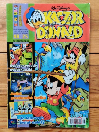 Zdjęcie oferty: Komiks Kaczor Donald nr 25 2001 r.