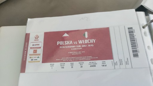 Zdjęcie oferty: Polska-Włochy 2018 stan bdb niezginany