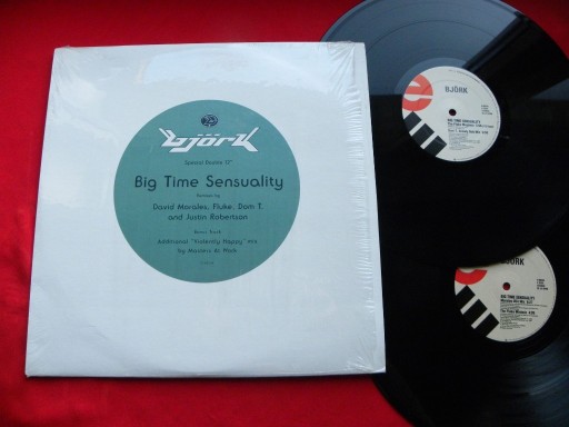 Zdjęcie oferty: BJORK big time sensuality 2 x 12" MAXI US Elektra 1993 NM special edition