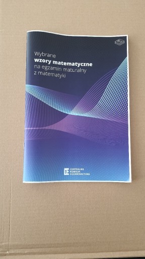 Zdjęcie oferty: Wybrane wzory matematyczne na egzamin maturalny 