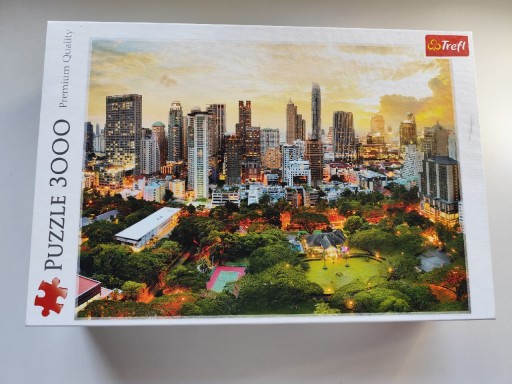 Zdjęcie oferty: puzzle trefl 3 000 zachód słońca w Bangkoku