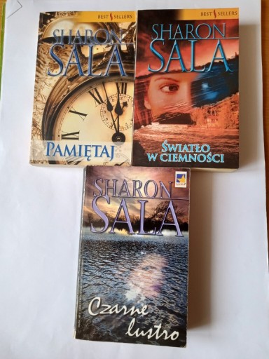 Zdjęcie oferty: Zestaw 3 książek autorki Sharon Sala 