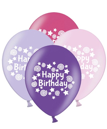 Zdjęcie oferty: balony urodzinowe,happy birthday,zestaw 10 sztuk