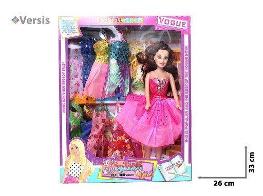 Zdjęcie oferty: Lalka typu Barbie, Vogue modnisia plus ubranka