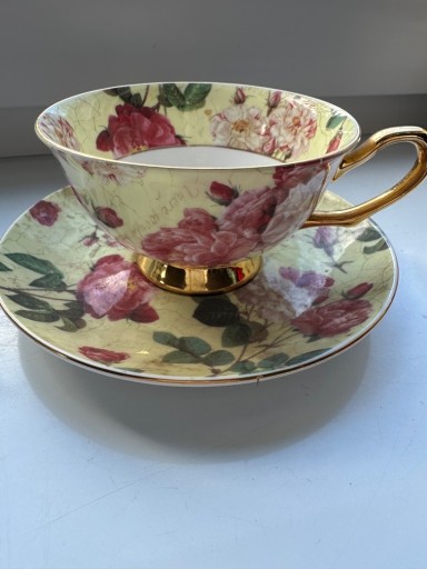 Zdjęcie oferty: CARMANI FILIŻANKA PORCELANA ZŁOCONA 24 k gold