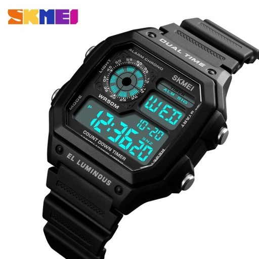 Zdjęcie oferty: Zegarek elektroniczny cyfrowy sportowy Skmei LED