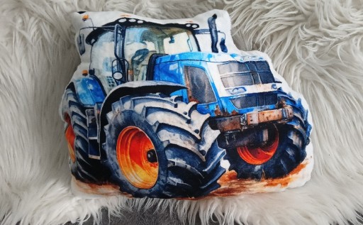 Zdjęcie oferty: Poduszka dekoracyjna, przytulanka, traktor