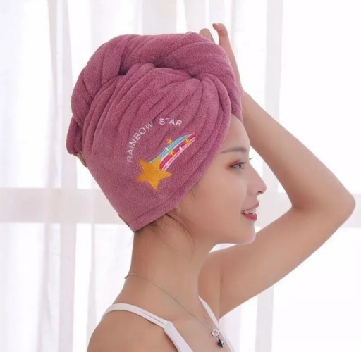 Zdjęcie oferty: Ręcznik turban do włosów na głowę rożne kolory 1sz