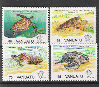 Zdjęcie oferty: gady i plazy  ZOLWIE VANUATU 1992