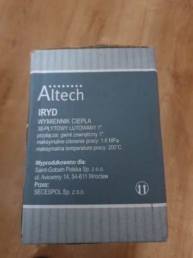 Zdjęcie oferty: ALTECH Wymiennik ciepła płytowy 30