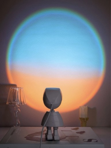 Zdjęcie oferty: Lampka LED projektor zachodu słońca HIT TIK TOKA