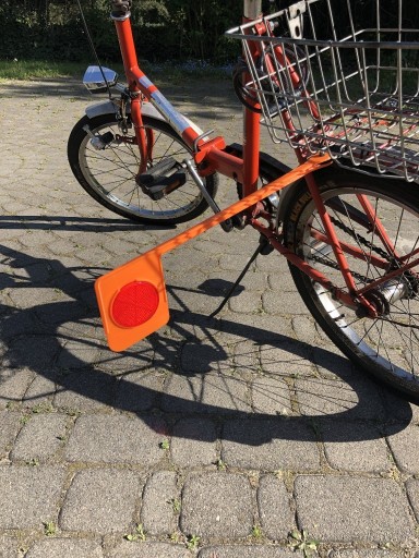 Zdjęcie oferty: Stara zabytkowa chorągiewka ramię bezpieczeństwa Wigry 3, składak, Jubilat