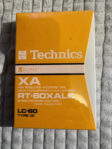 Zdjęcie oferty: Kaseta ELCASET TECHNICS RT-60XALC - nowa w folii