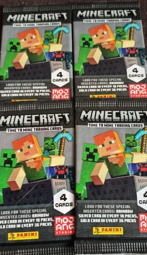 Zdjęcie oferty: Panini Minecraft Time To Mine 6 saszetek karty