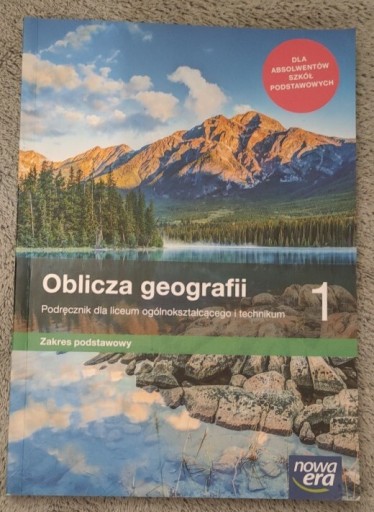 Zdjęcie oferty: Oblicza geografii 1 Podręcznik Zakres podstawowy