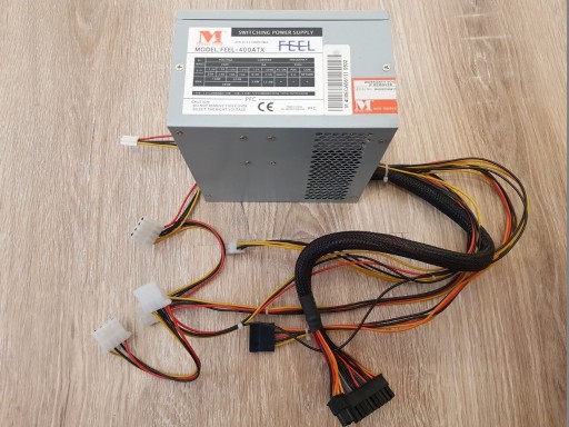 Zdjęcie oferty: Zasilacz Modecom Feel-400 ATX pierwsza wer. RETRO 