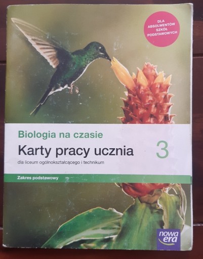 Zdjęcie oferty: Biologia na czasie 3. Karty pracy