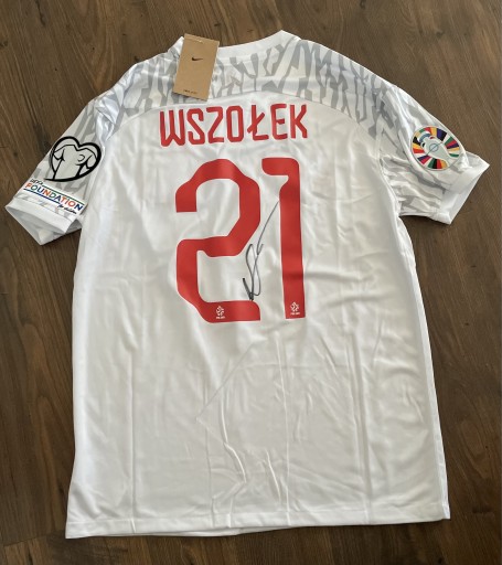 Zdjęcie oferty: Paweł Wszołek koszulka z autografem Polska Legia