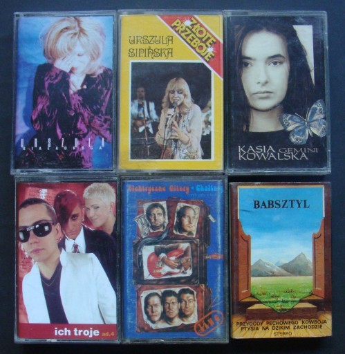 Zdjęcie oferty: Kasia, Urszula, Ich Troje, El. Gitary - 6 kaset.