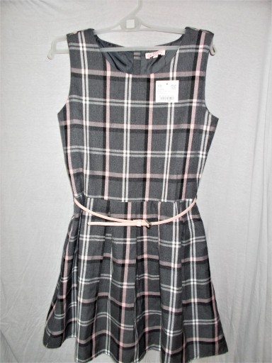 Zdjęcie oferty: Nowa sukienka w kratkę, C&A 158; szkoła, 