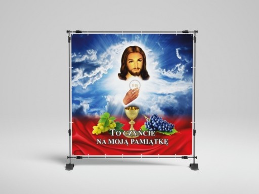 Zdjęcie oferty: Ołtarz na Boże Ciało - dekoracja baner 1.7x1.7m W1