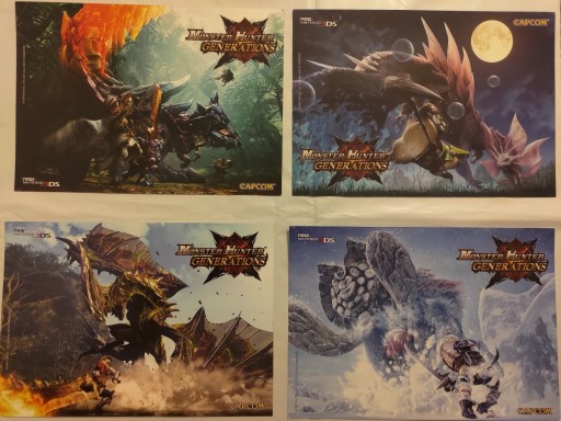 Zdjęcie oferty: Monster Hunter Generations The Fated Four Art Pack