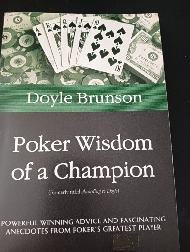 Zdjęcie oferty: Poker wisdom of a champion 