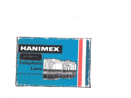 Zdjęcie oferty: HANIMEX Telephoto Automatic Lens pudełko