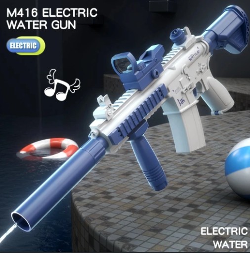 Zdjęcie oferty: M416 Elektryczny Pistolet na Wodę – Automatyczna Zabawka do Strzelania 