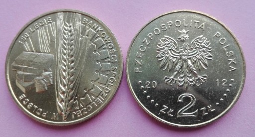 Zdjęcie oferty: 2 zł 2012 r 150 LAT BANKOWOŚCI SPÓŁDZIEL. W POLSCE