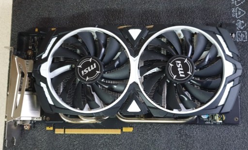 Zdjęcie oferty: MSI GeForce GTX 1080 Armor 8GB 256 bit