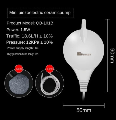 Zdjęcie oferty: Zestaw napowietrzacz pompka do akwarium 