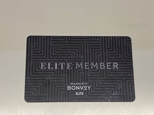 Zdjęcie oferty: Karta Lojalnościowa Marriott Elite Member Bonvoy