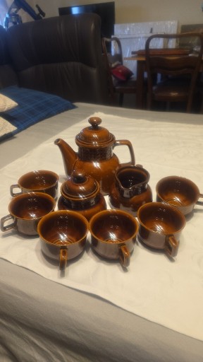 Zdjęcie oferty: Serwis śniadaniowy z lat 60/70 wyprodukowany w Chodzieży. 