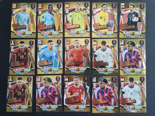 Zdjęcie oferty: 15 kart Game Changer -Panini World Cup QATAR 2022 