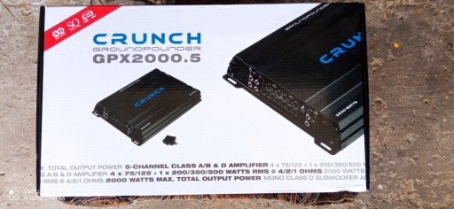 Zdjęcie oferty: Wzmacniacz 5-kanałowy Crunch GPX2000.5