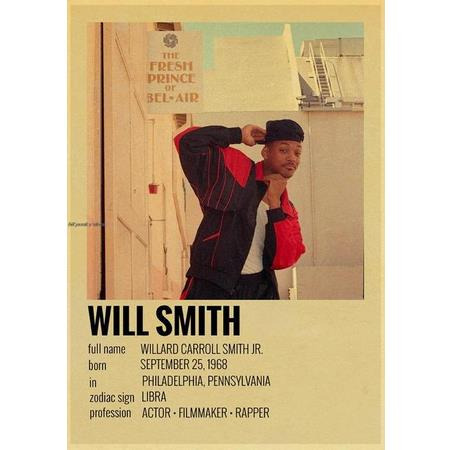 Zdjęcie oferty: PIĘKNY duży plakat muzyczny vintage WILL SMITH