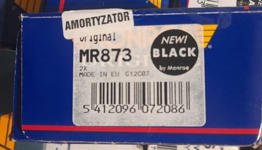 Zdjęcie oferty: AMORTYZATOR GOLF II MONROE MR873 PRZÓD KOMPLET