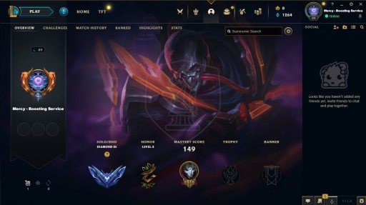 Zdjęcie oferty: LOL Konto League of Legends Diament 4 EUW Smurf