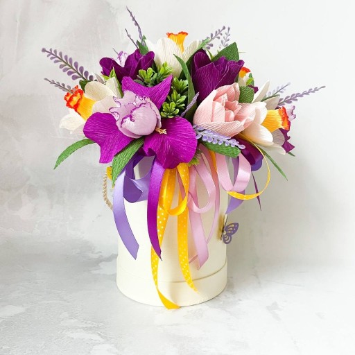 Zdjęcie oferty: Flower box z bukietem wiosennym