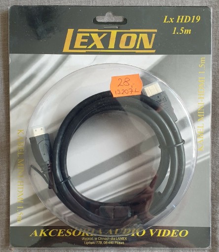 Zdjęcie oferty: Kabel HDMI - mini HDMI 150 cm