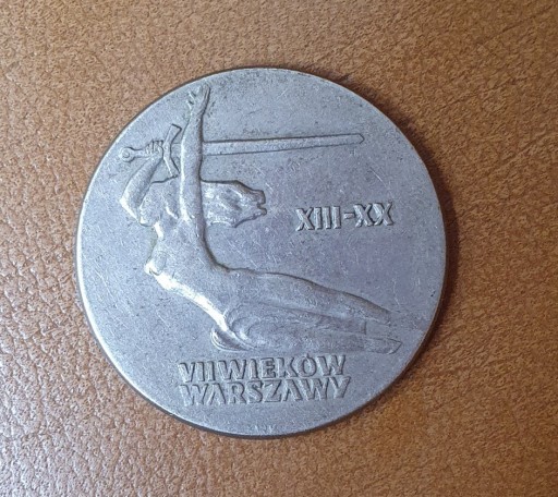 Zdjęcie oferty: Moneta 10 zł Warszawska NIKE, 1965 rok