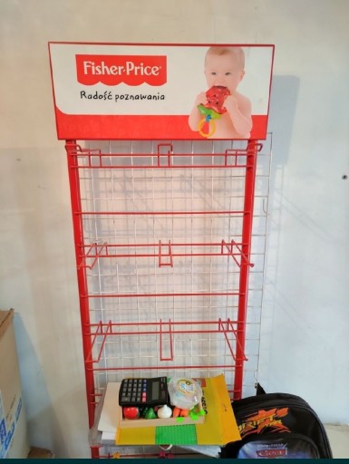 Zdjęcie oferty: Stojak firmy Fisher Price metalowy na zabawki
