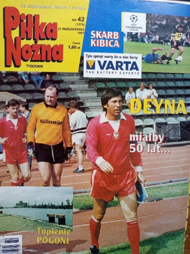 Zdjęcie oferty: Kazimierz Deyna Legia Warszawa Piłka nożna 1997