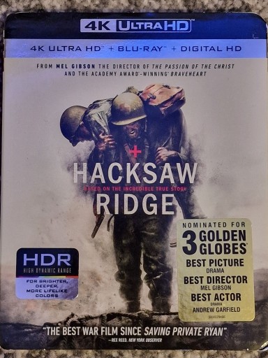 Zdjęcie oferty: Hacksaw Ridge 4k Ultra HD DVD